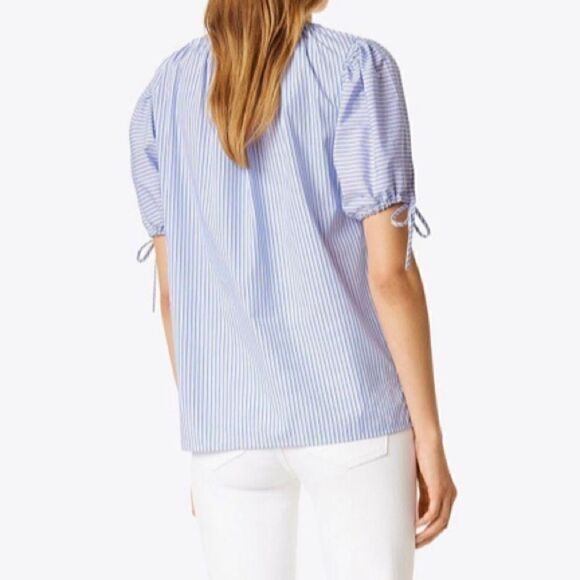 Tory Burch Ariana Striped Top - Picture 2 of 9